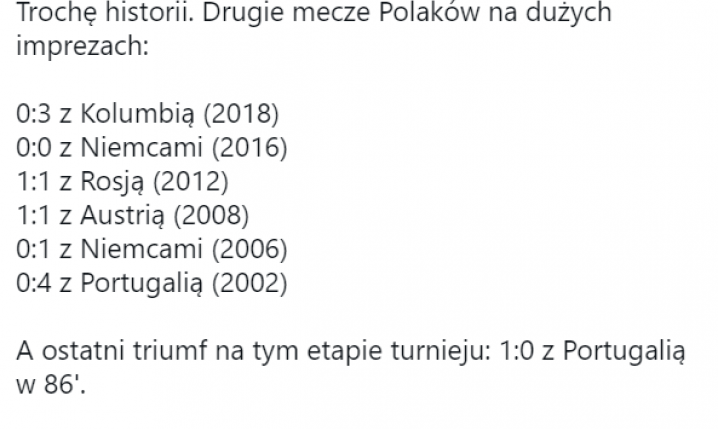 DRUGIE MECZE Polaków na wielkich imprezach w XXI wieku!